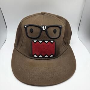 DOMO Monster SnapBack Cap Nerdy Japanese 2011 Y2K Anime Hat Rare